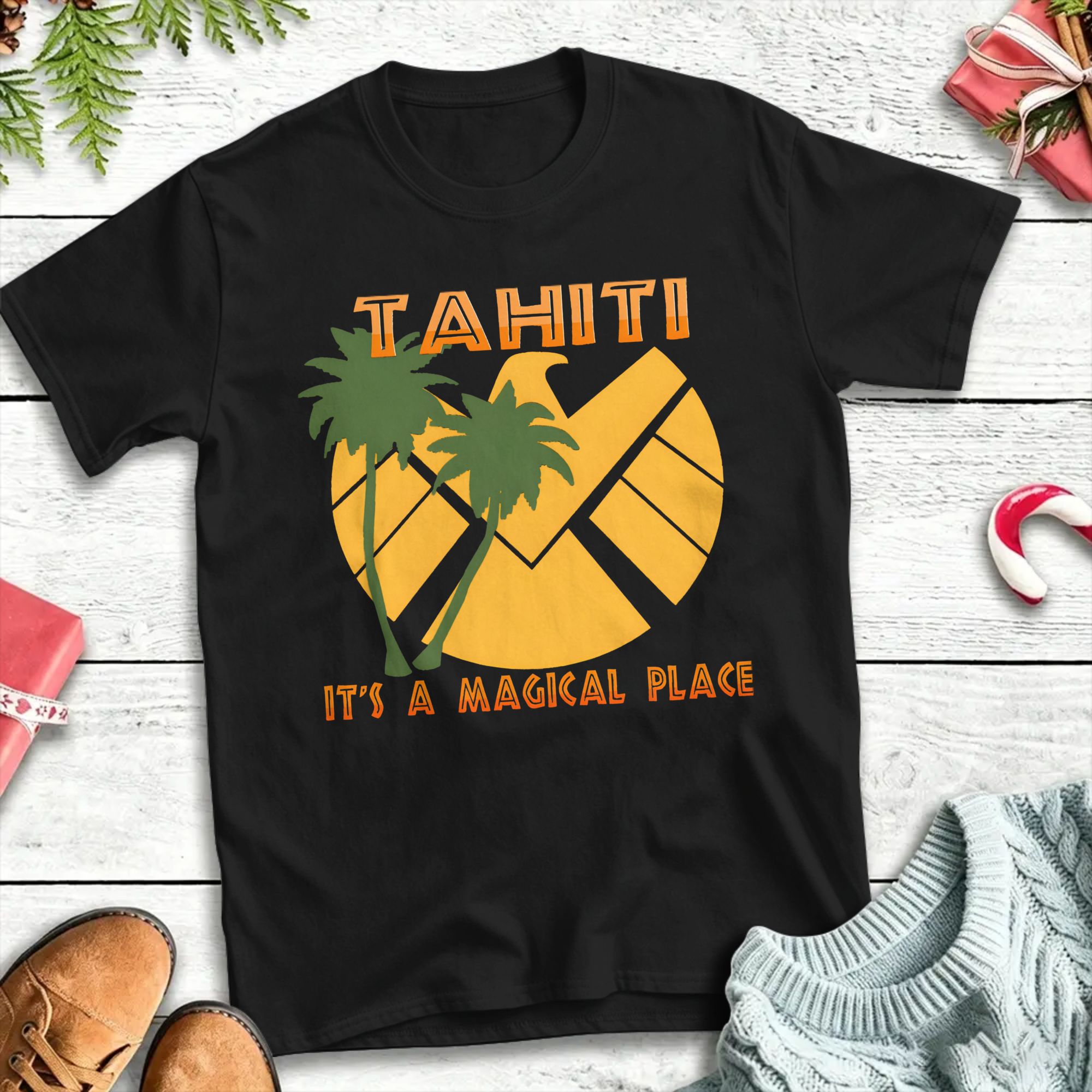 Summer Clothing Places - Tahiti to magiczne miejsce. Bawełniana koszulka