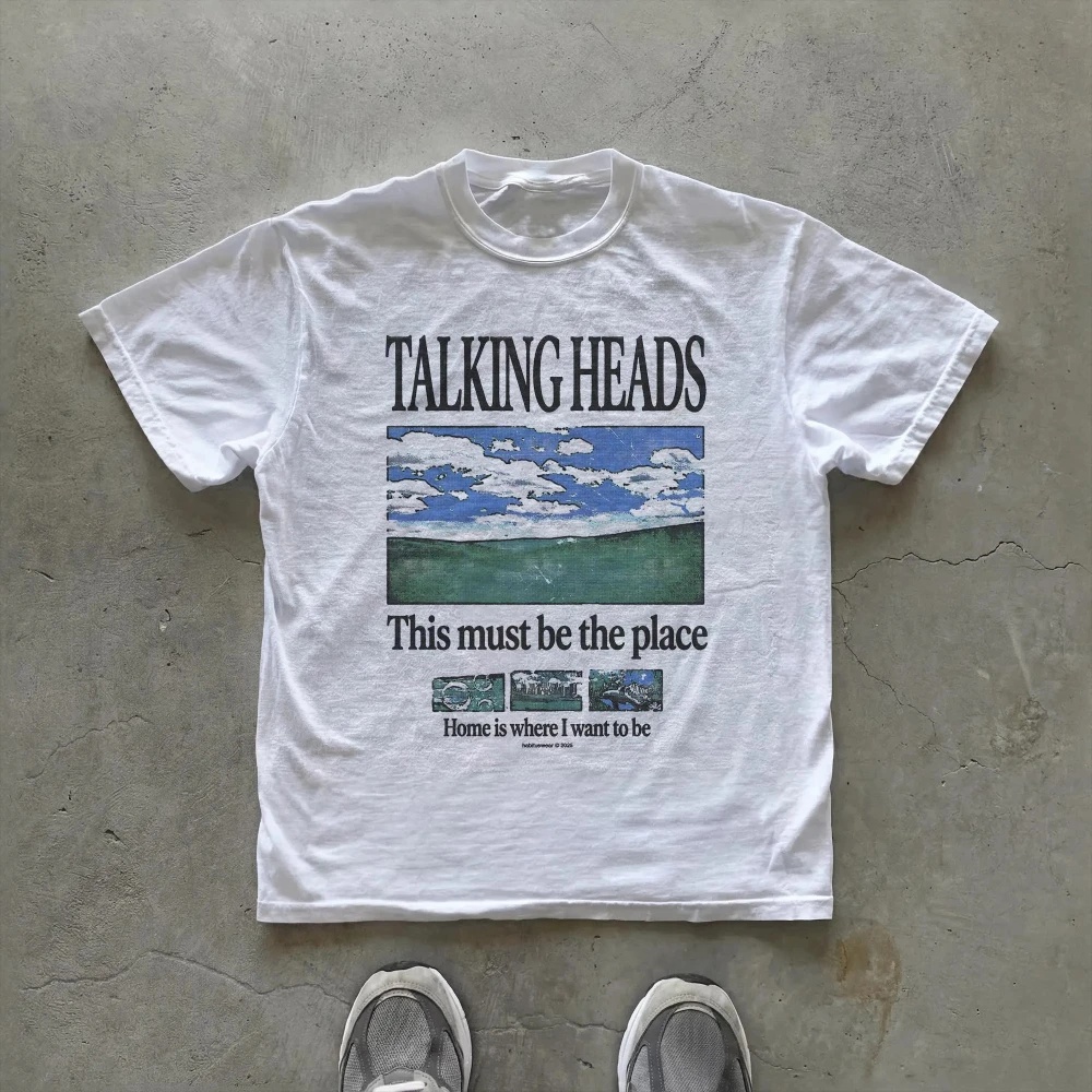 Summer Clothing Places - Koszulka z grafiką Talking Heads This