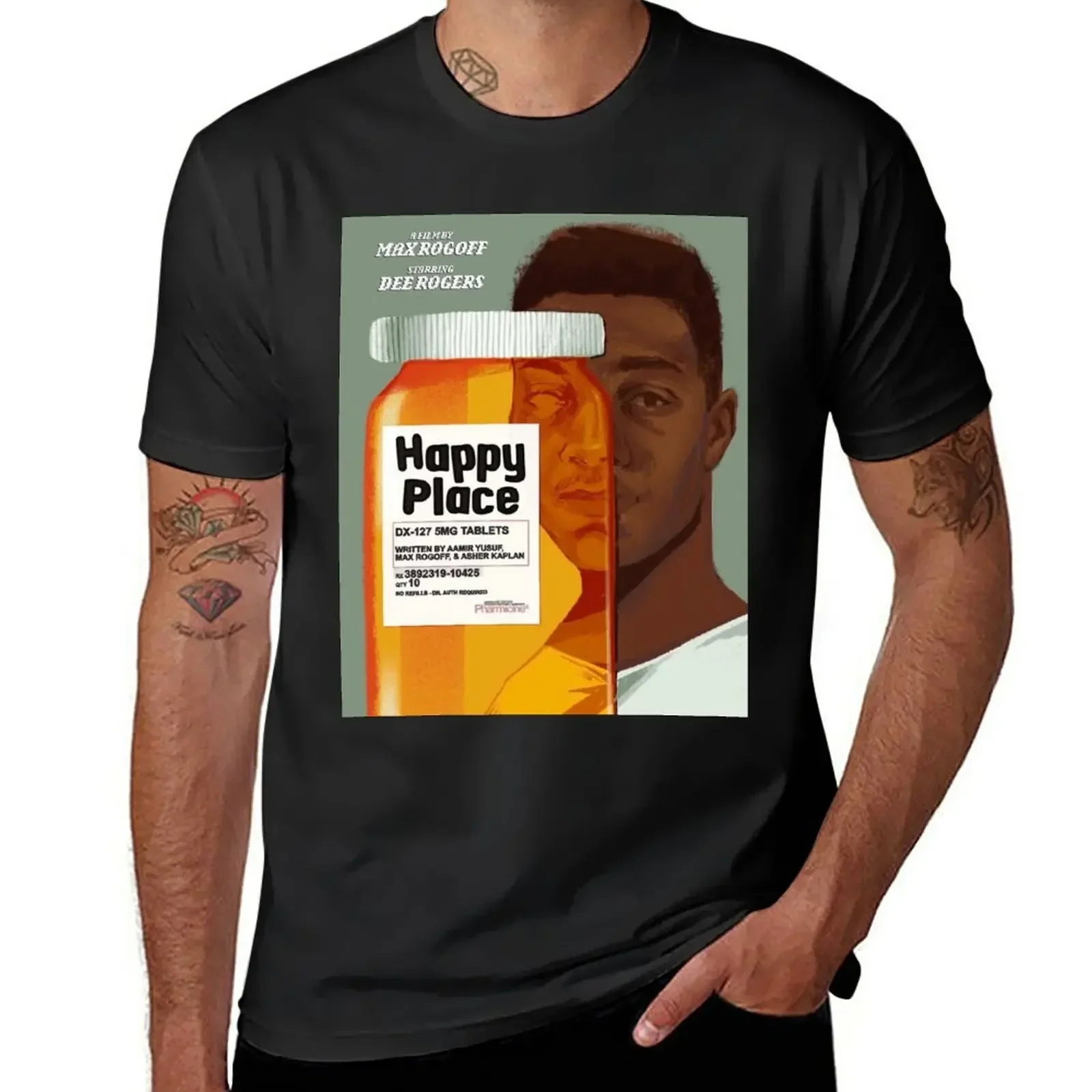 Koszulka Happy Place vintage s – Summer Clothing Places recenzja i cena