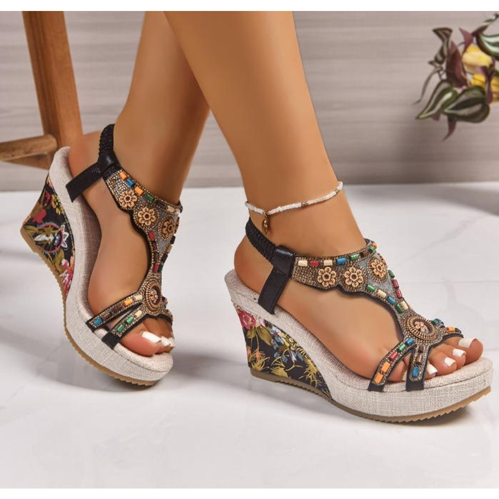 Damskie skórzane letnie sandał – Summer Clothing Sale recenzja i cena
