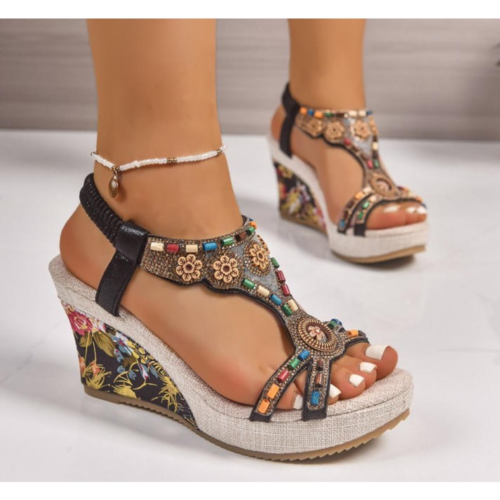 Damskie skórzane letnie sandał – Summer Clothing Sale recenzja i cena