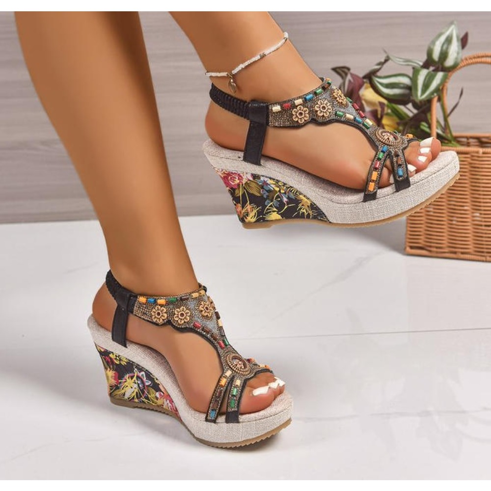 Damskie skórzane letnie sandał – Summer Clothing Sale recenzja i cena