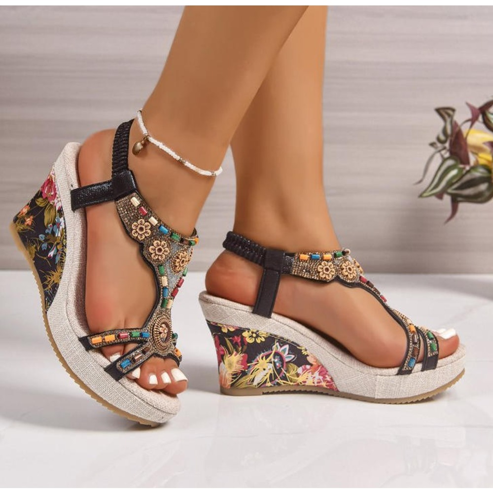 Damskie skórzane letnie sandał – Summer Clothing Sale recenzja i cena