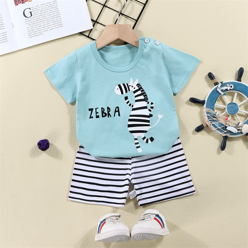 Bawełniane koszulki + spodenki – Summer Clothing Newborn recenzja i cena