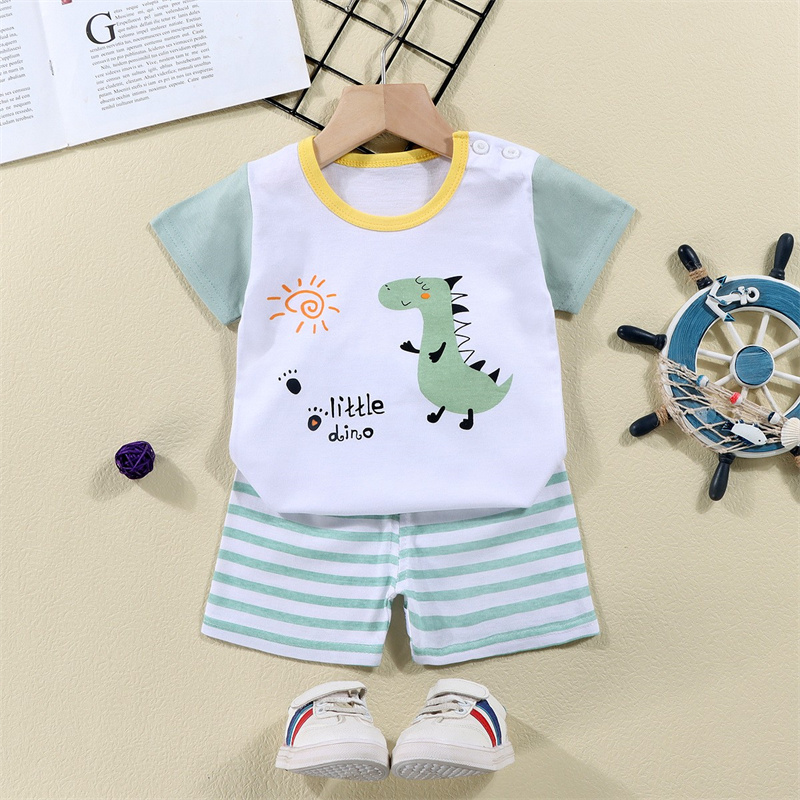 Bawełniane koszulki + spodenki – Summer Clothing Newborn recenzja i cena