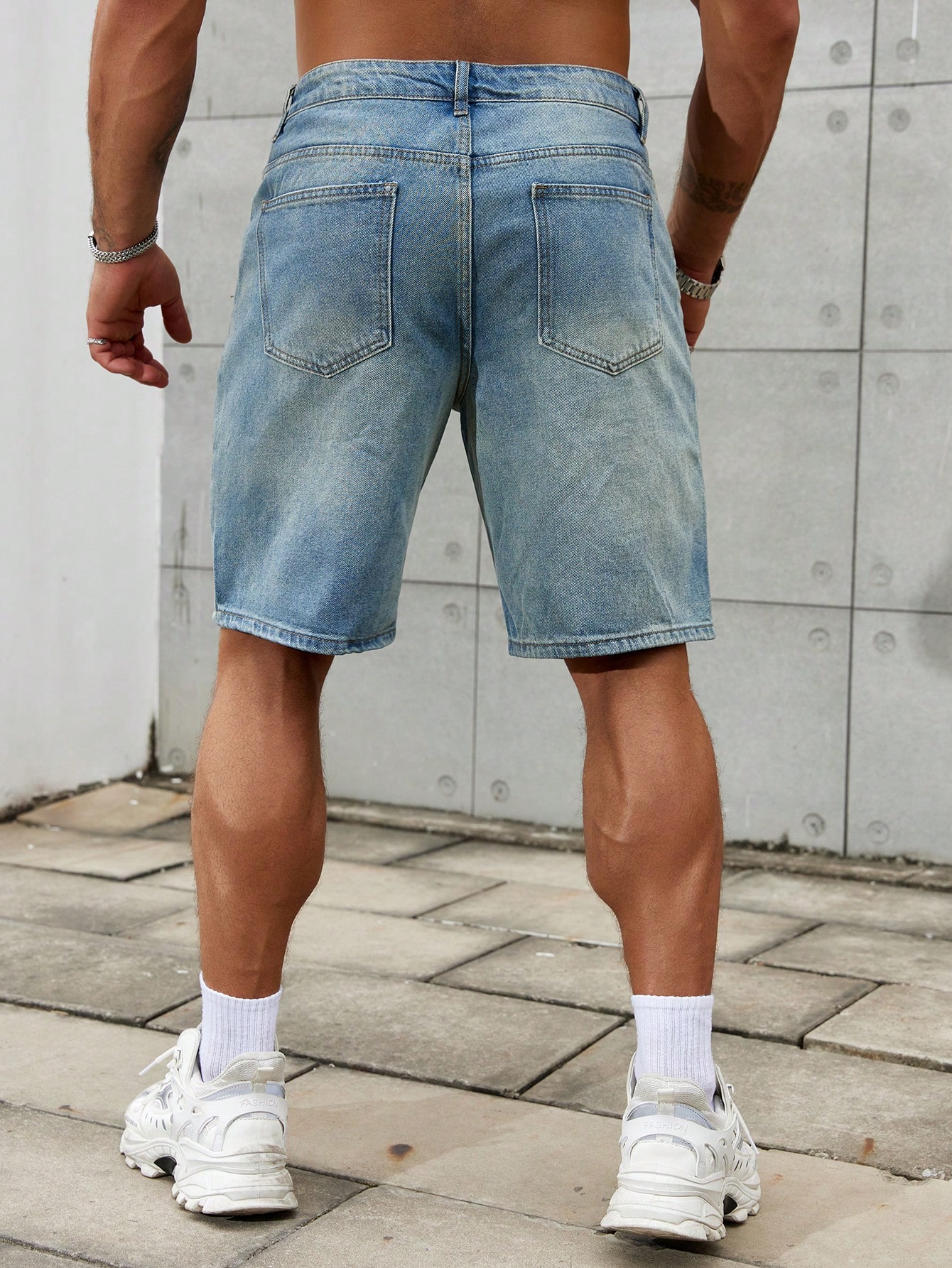 Nowa moda męska podarta krótka – Summer Clothing Brands recenzja i cena