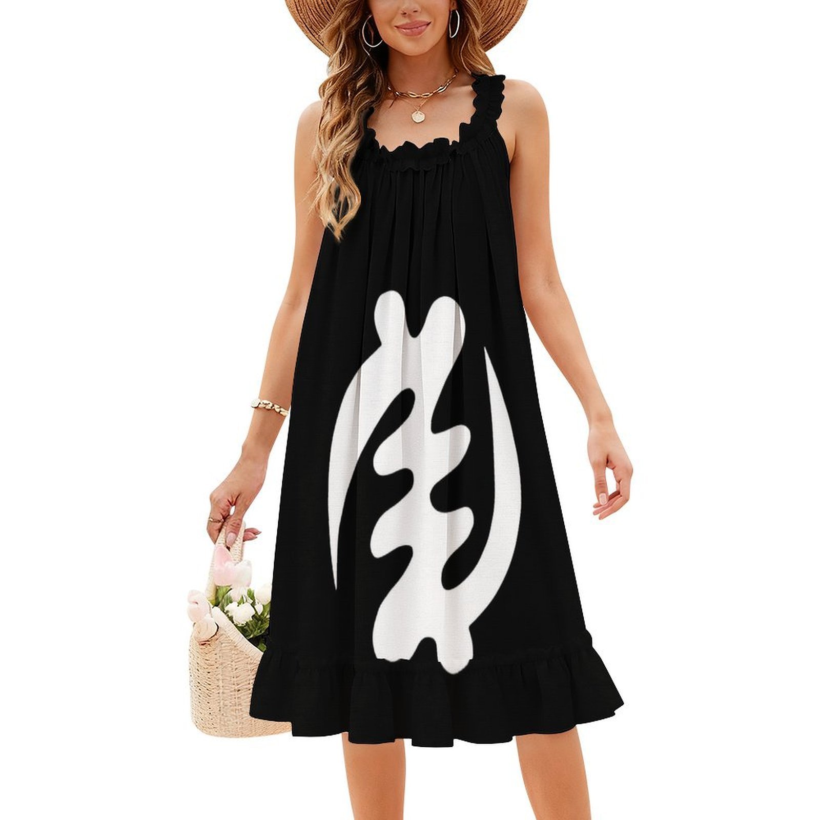 Sukienka damska Gye Nyame w af – Summer Clothing Design recenzja i cena